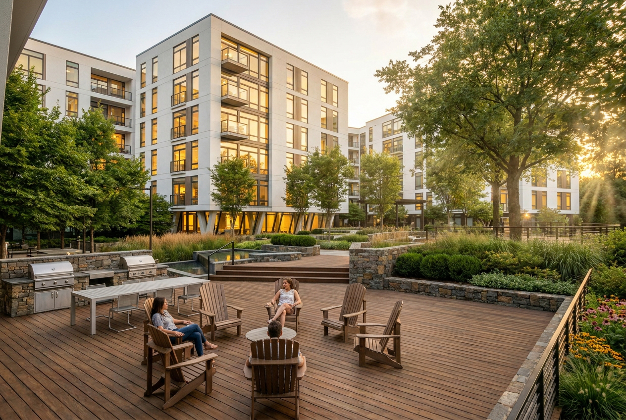 Rockledge Dr - Courtyard View Rendering